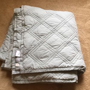 Seafoam Green Lands End Ultimate Comfort Queen Size Comforter/Quilt